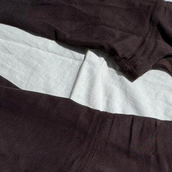 Aryasense Bamboo Yoga Spats Legwarmers, Stirrup, Dark Brown - Picture 5 of 6